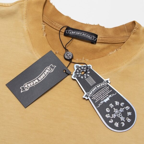 T-shirt Chrome Hearts Gold Horseshoe Logo CH034 - Image 9