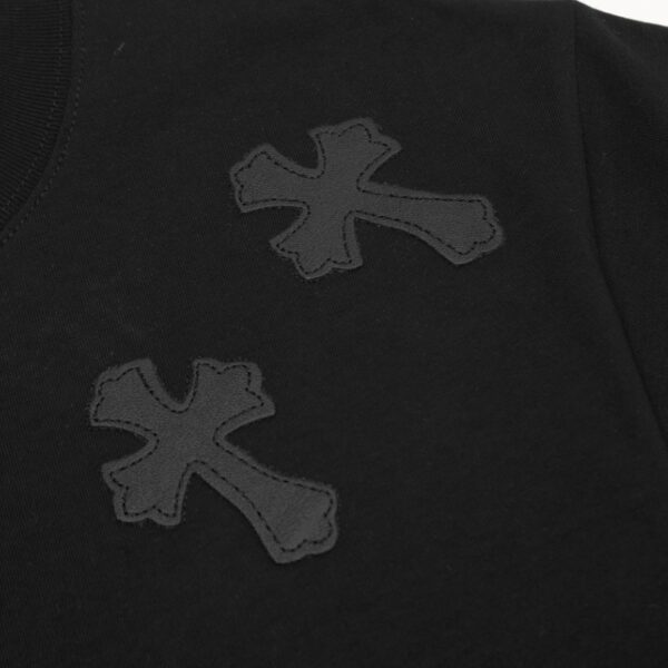 T-shirt Chrome Hearts Cross All Black CH013 - Image 6