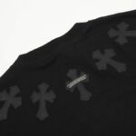 T-shirt Chrome Hearts Cross All Black CH013 - Image 4