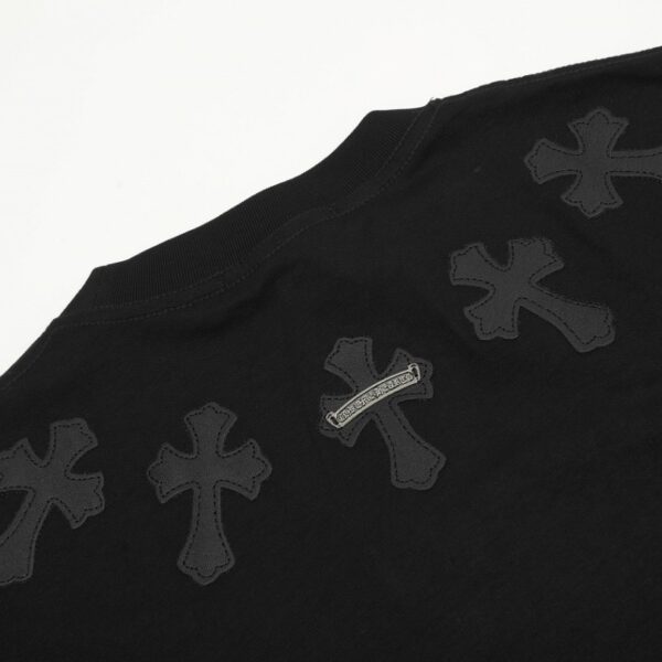 T-shirt Chrome Hearts Cross All Black CH013 - Image 4