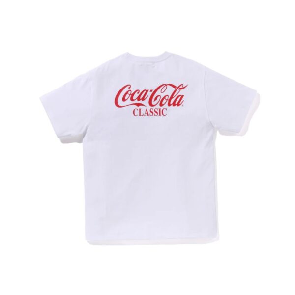 T-shirt BAPE Coca-Cola White Collaboration BP070 - Image 2