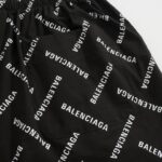 Shorts Balenciaga Allover Logo Print BL044 - Image 6