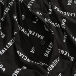 Shorts Balenciaga Allover Logo Print BL044 - Image 7