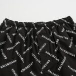 Shorts Balenciaga Allover Logo Print BL044 - Image 5