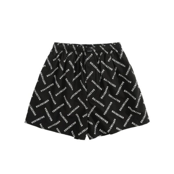 Shorts Balenciaga Allover Logo Print BL044 - Image 1