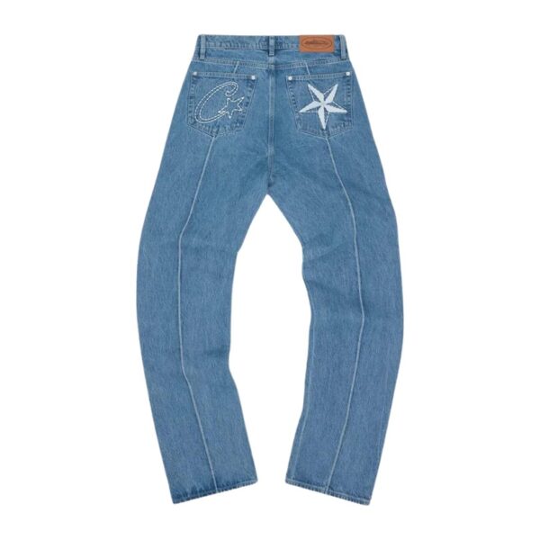 Jeans Corteiz C-Star Blue - Image 1