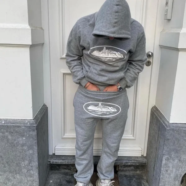 Corteiz Alcatraz Jogger Grey - Image 2
