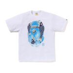T-shirt Bape Koi Fish White Graphic BP083