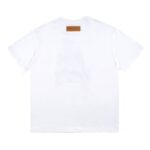 T-shirt Louis Vuitton Blue Graffiti White Logo LV021 - Image 2