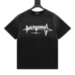 T-shirt Balenciaga Logo Graphic Black BL055
