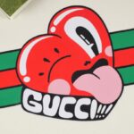T-shirt Gucci Heart Logo White GC016 - Image 5