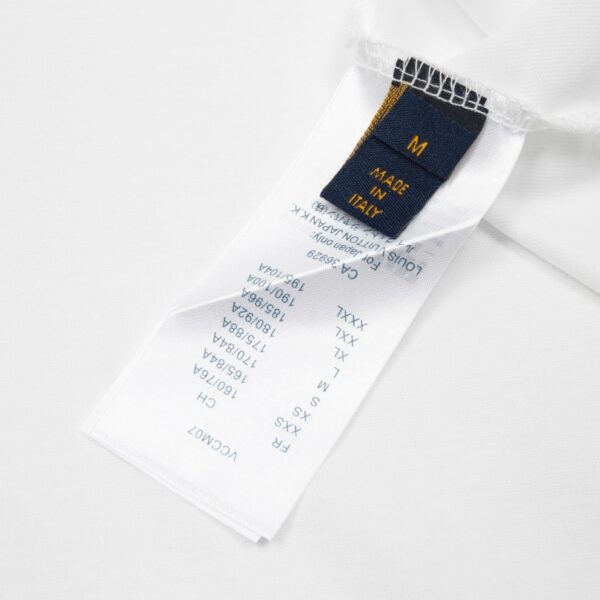 T-shirt Louis Vuitton Rope Logo White LV027 - Image 10