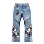 Jeans Chrome Hearts Cross Patchwork CH051