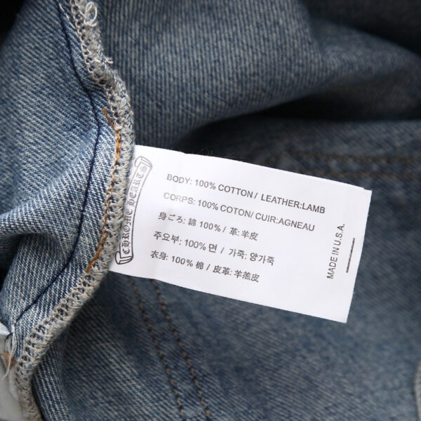 Jeans Chrome Hearts Cross Patchwork CH051 - Image 16