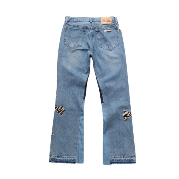 Jeans Chrome Hearts Cross Patchwork CH051 - Image 2