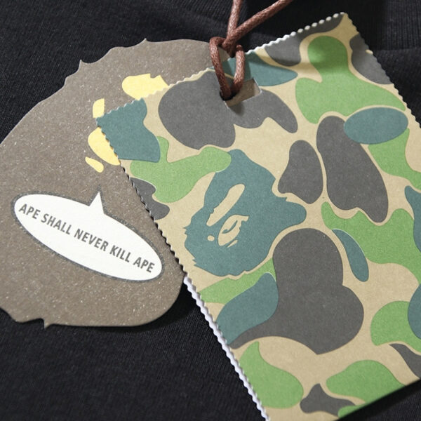 T-shirt BAPE Shark Embroidery Black BP012 - Image 8