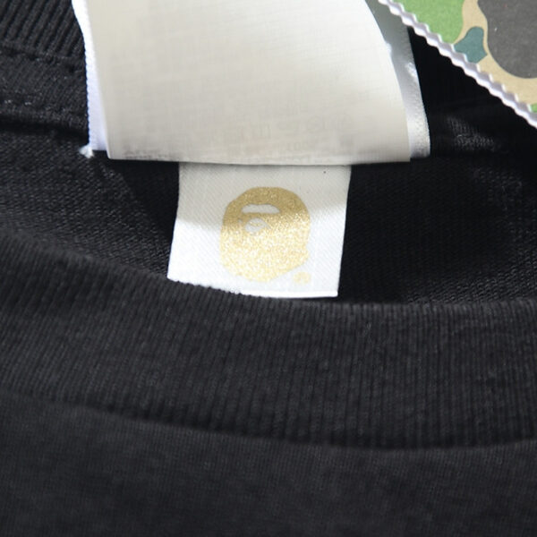 T-shirt BAPE Shark Embroidery Black BP012 - Image 11