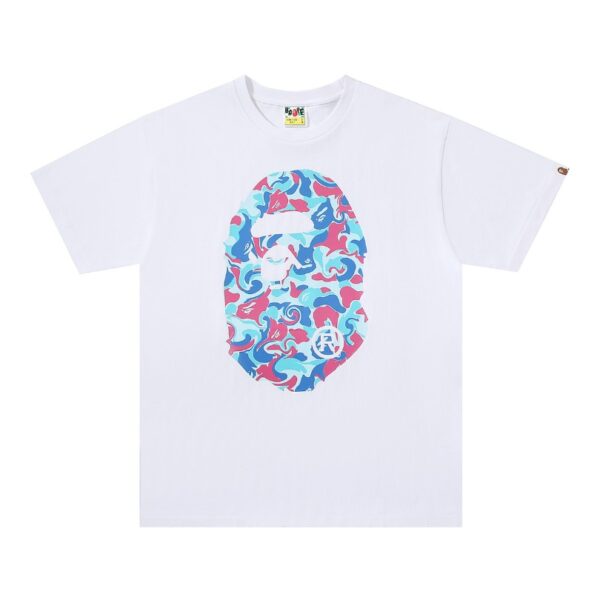 T-shirt BAPE Color Camo Ape Head White BP007 - Image 1