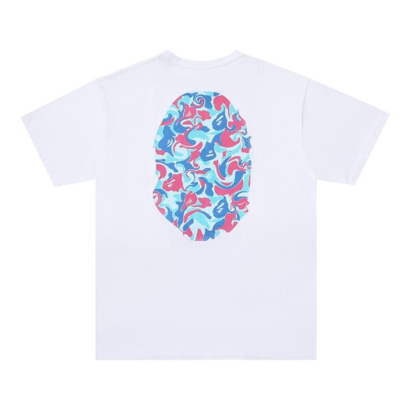 T-shirt BAPE Color Camo Ape Head White BP007 - Image 2