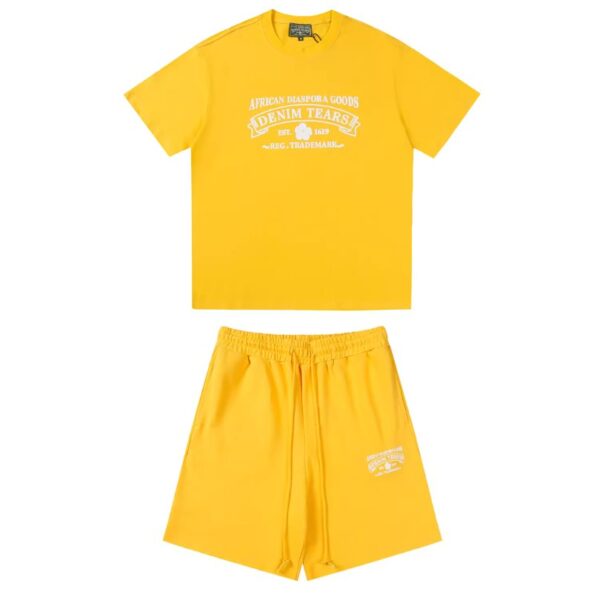 Set Denim Tears African Diaspora Logo Yellow - Image 1