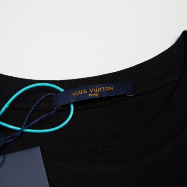 T-shirt Louis Vuitton Very Lovely Black LV017 - Image 7