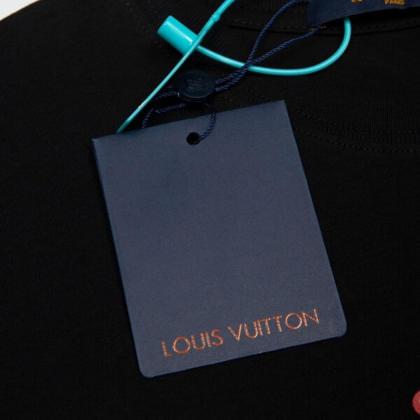 T-shirt Louis Vuitton Very Lovely Black LV017 - Image 8