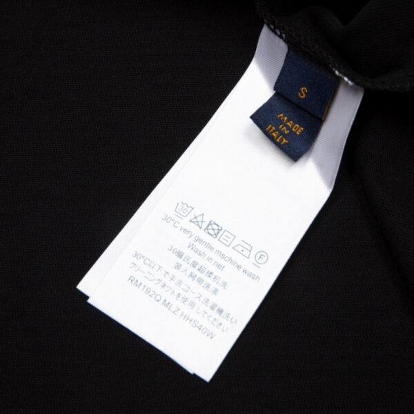 T-shirt Louis Vuitton Very Lovely Black LV017 - Image 9