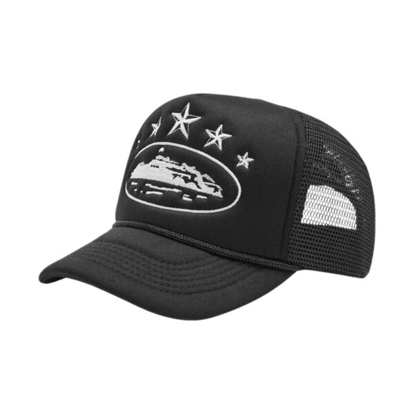 Cap Corteiz 5 Starz Alcatraz Hat Black - Image 1