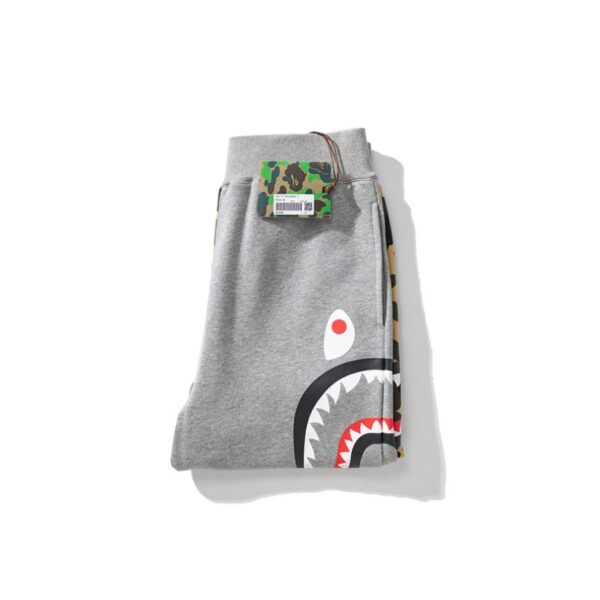 Shorts BAPE Shark Camo Grey Split Design BP024 - Image 4