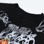 T-shirt Balenciaga Graffiti Black Oversized BL014 - Image 6
