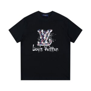 T-Shirt Louis Vuitton LV Paint-Splatter Black