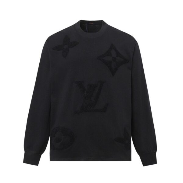 Sweatshirt Louis Vuitton Monogram Embroidered LV049 - Image 1
