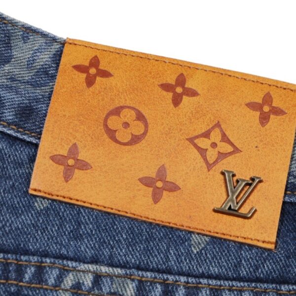 Pants Louis Vuitton x Supreme Monogram Denim LV045 - Image 7