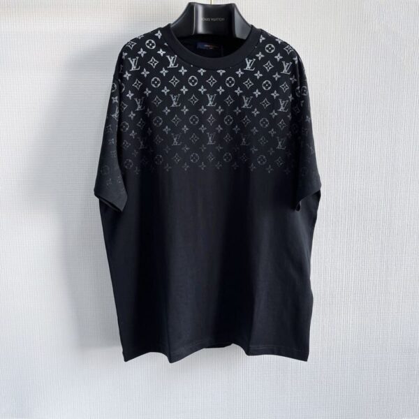 T-shirt Louis Vuitton Gradient Cotton Black - Image 2
