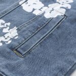 Denim Jacket Denim Tears Floral Print Blue - Image 5
