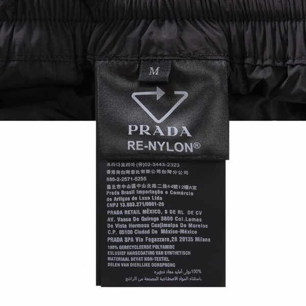 Pants Prada Nylon Black Track PD025 - Image 10