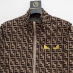 Set Tracksuit Fendi FF Monogram Beige FE006 - Image 5