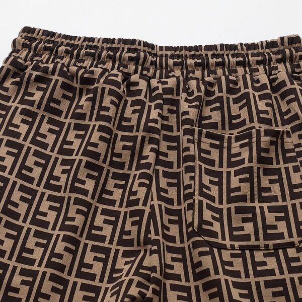 Set Tracksuit Fendi FF Monogram Beige FE006 - Image 8