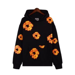 Hoodie Denim Tears x Offset Set Floral Print Black
