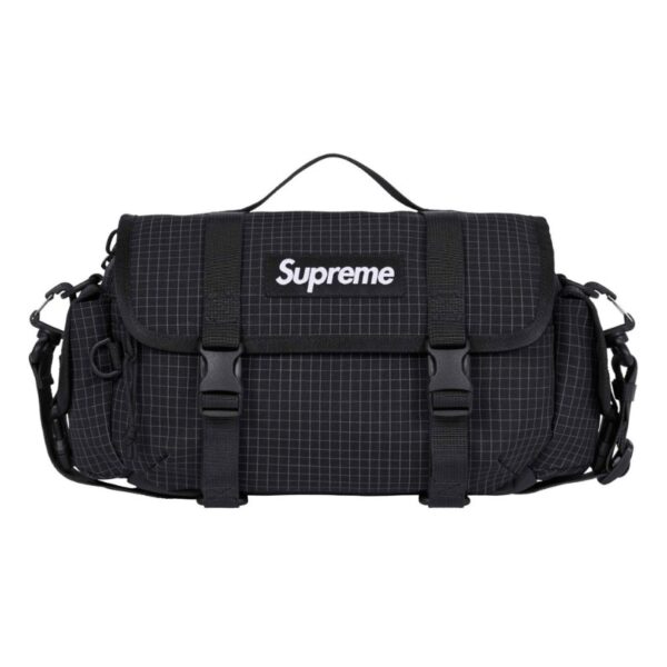 Shoulder Bag Supreme Black Grid SP061 - Image 1