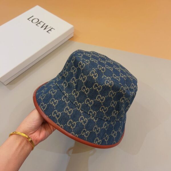 Bucket Hat Gucci GG Denim with Trim GC125 - Image 2