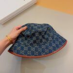 Bucket Hat Gucci GG Denim with Trim GC125 - Image 5