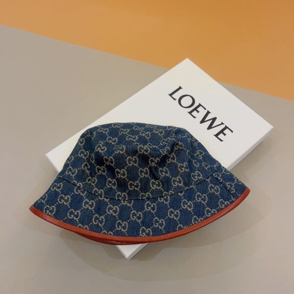 Bucket Hat Gucci GG Denim with Trim GC125 - Image 6