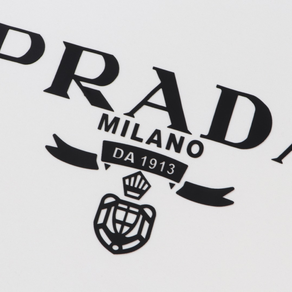 Sweatshirt Prada Milano White Crewneck PD027 - Image 5