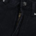 Jeans Chrome Hearts Black White Cross Patch CH025 - Image 4