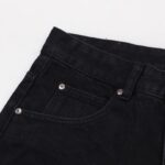 Jeans Chrome Hearts Black White Cross Patch CH025 - Image 8