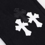 Jeans Chrome Hearts Black White Cross Patch CH025 - Image 7