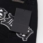 Jeans Chrome Hearts Black White Cross Patch CH025 - Image 13