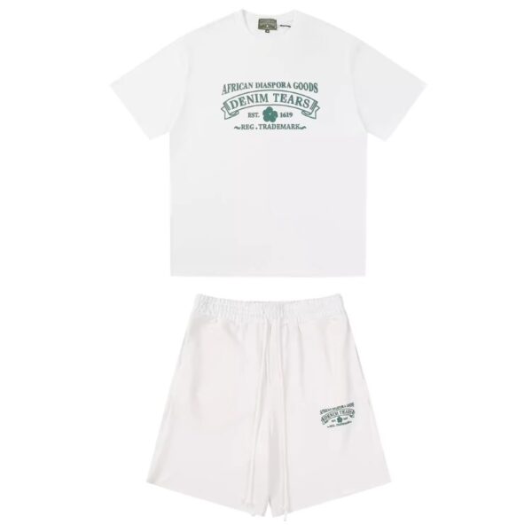 Set Denim Tears African Diaspora Logo White - Image 1