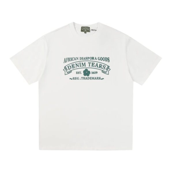 T-shirt Denim Tears African Diaspora Logo White - Image 1